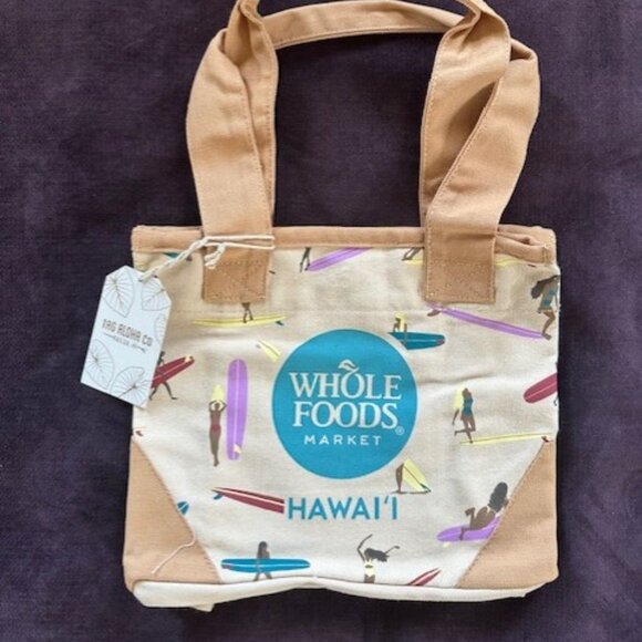 Whole Foods Hawaii x Tag Aloha Mini Tote - Surfer Limited Edition - Picture 1 of 7